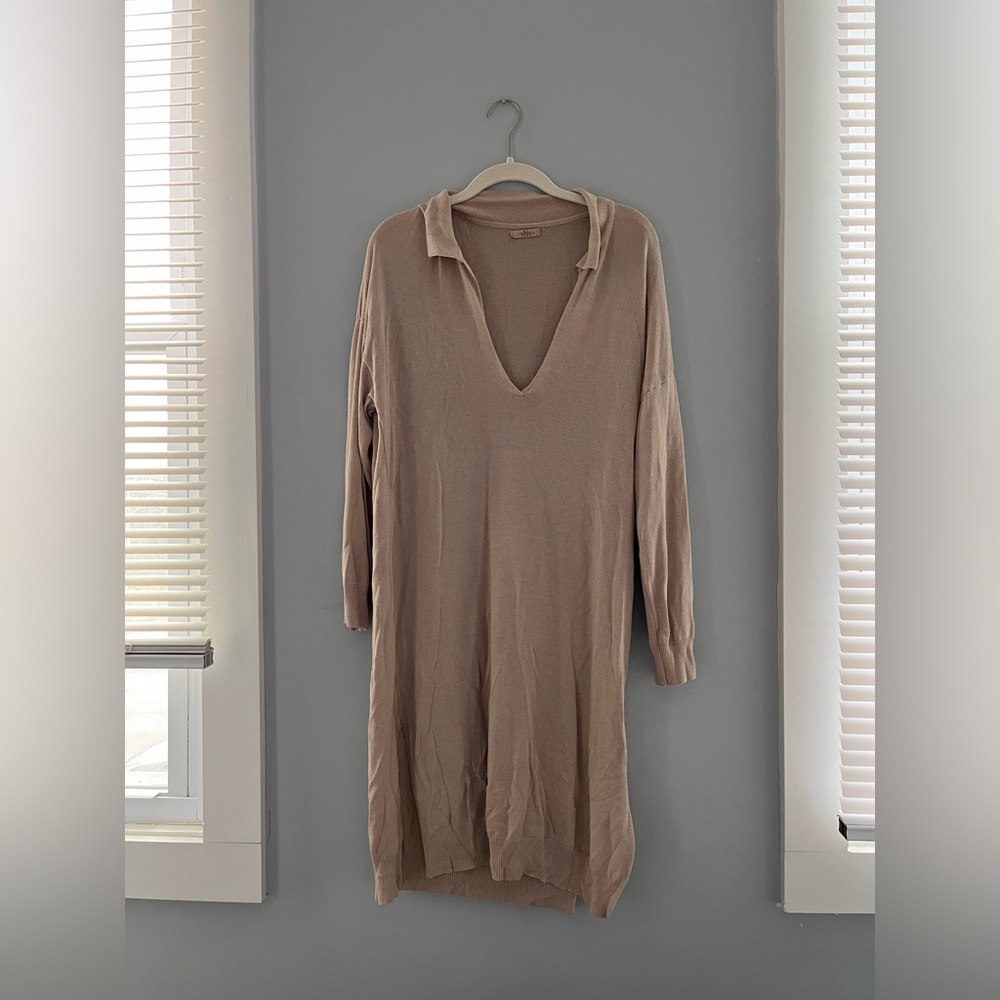 Boutique long sleeve sweater dress